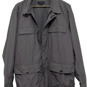 Land's End Grey Men's Utility Jacket Size Medium (38-40)